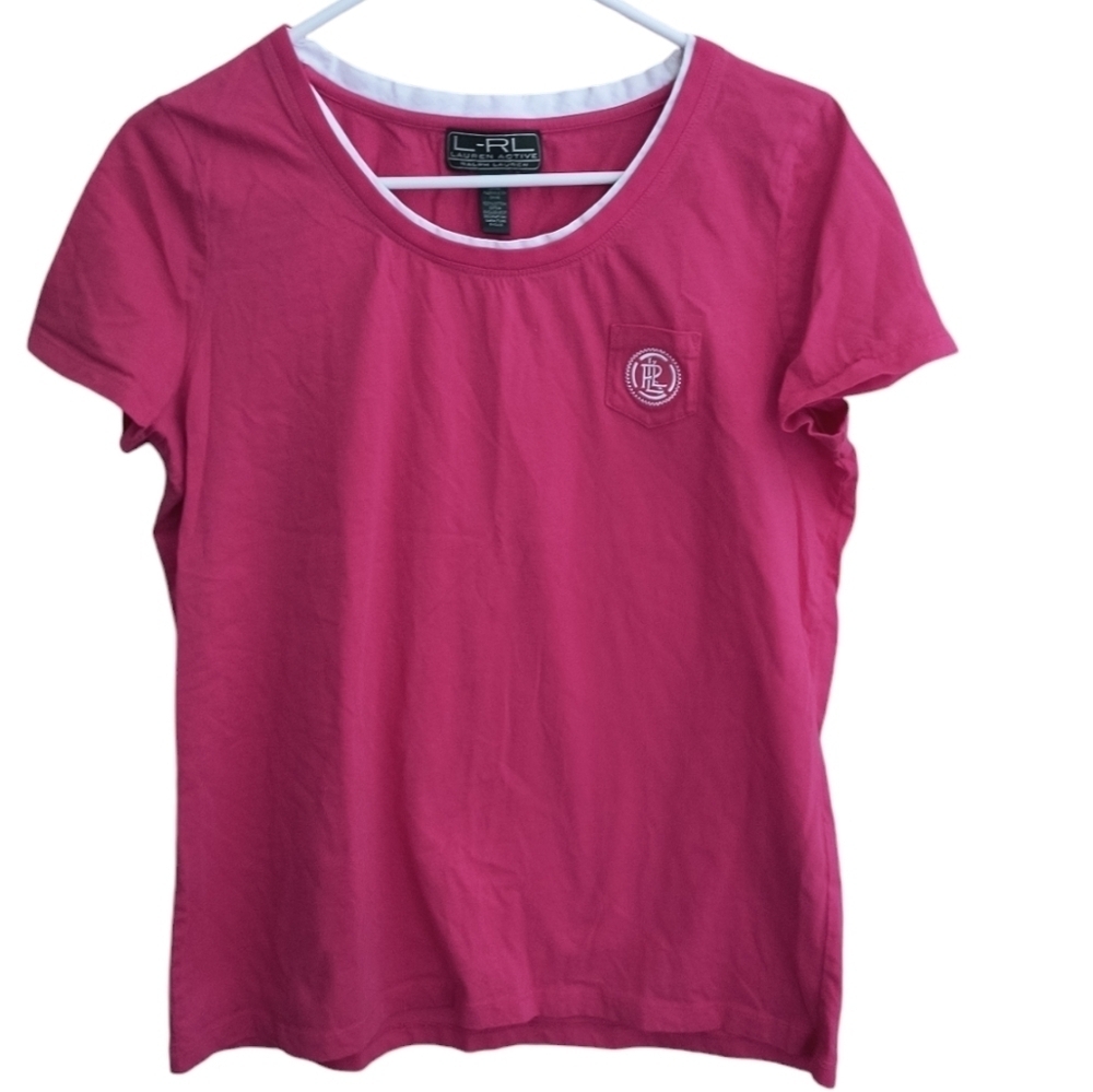 Lauren Active Ralph Lauren Short Sleeve T-shirt Size L